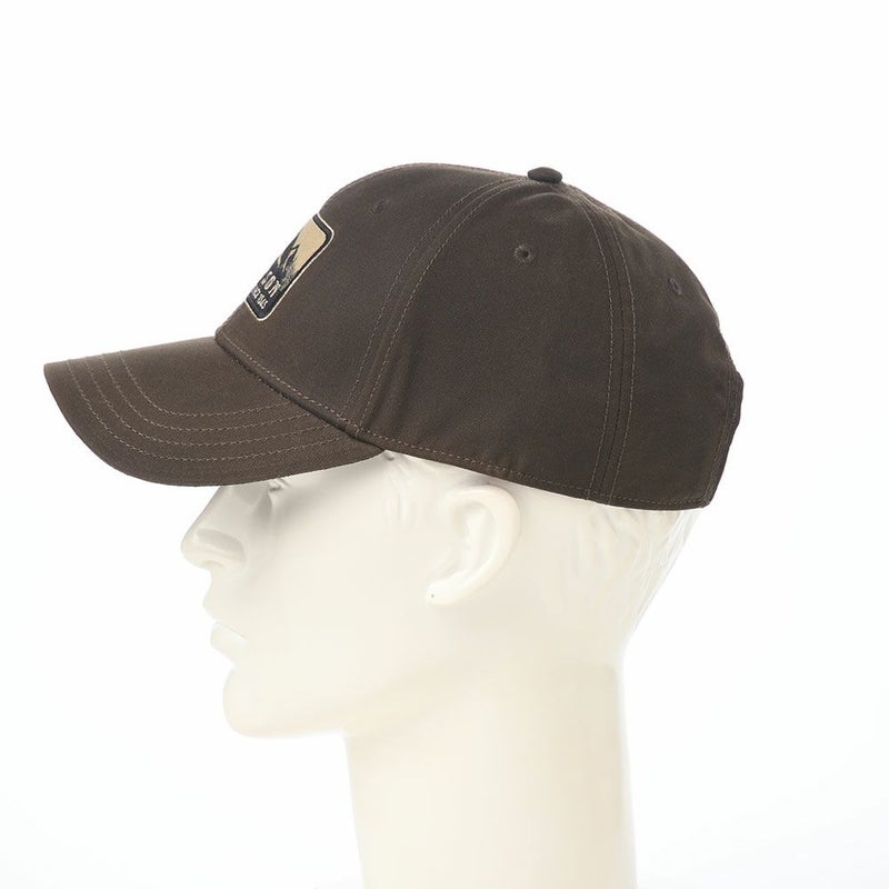 ステットソンのキャップ BASEBALL CAP WAXED COTTON（ベースボールキャップ ワックスドコットン） ST306EU ダークブラウン