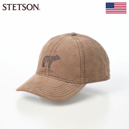 ステットソンのキャップ BASEBALL CAP BEAR（ベースボールキャップ ベアー） ST307EU ブラウン
