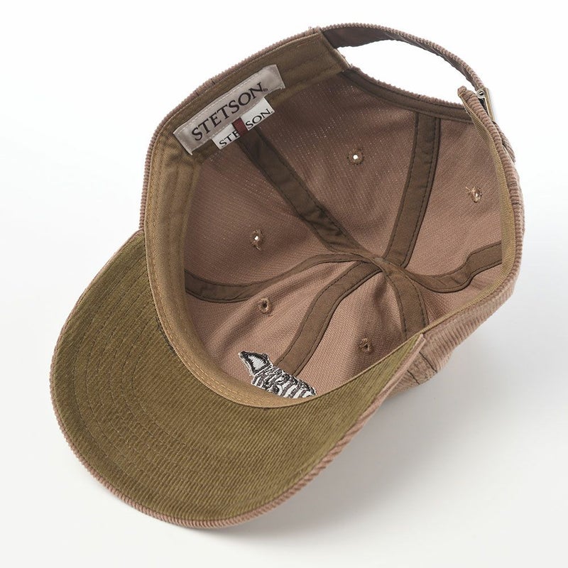 ステットソンのキャップ BASEBALL CAP BEAR（ベースボールキャップ ベアー） ST307EU ブラウン