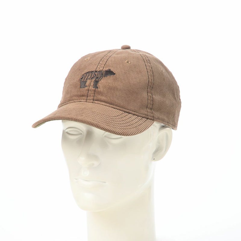 ステットソンのキャップ BASEBALL CAP BEAR（ベースボールキャップ ベアー） ST307EU ブラウン