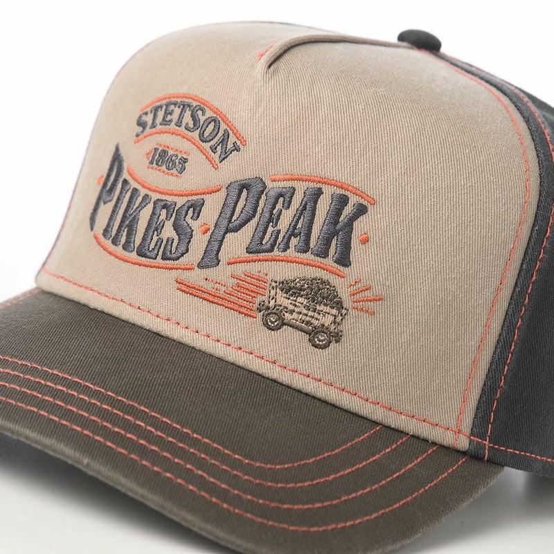 ステットソンのキャップ TRUCKER CAP PIKES PEAK（トラッカーキャップ パイクスピーク） ST309EU グリーン