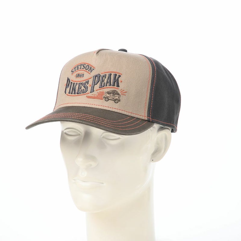 ステットソンのキャップ TRUCKER CAP PIKES PEAK（トラッカーキャップ パイクスピーク） ST309EU グリーン