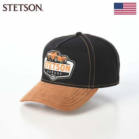 ステットソンのキャップ TRUCKER CAP STETSON GARAGE2（トラッカーキャップ ステットソンガレージ2） ST310EU ブラック