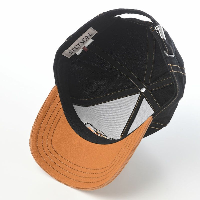 ステットソンのキャップ TRUCKER CAP STETSON GARAGE2（トラッカーキャップ ステットソンガレージ2） ST310EU ブラック