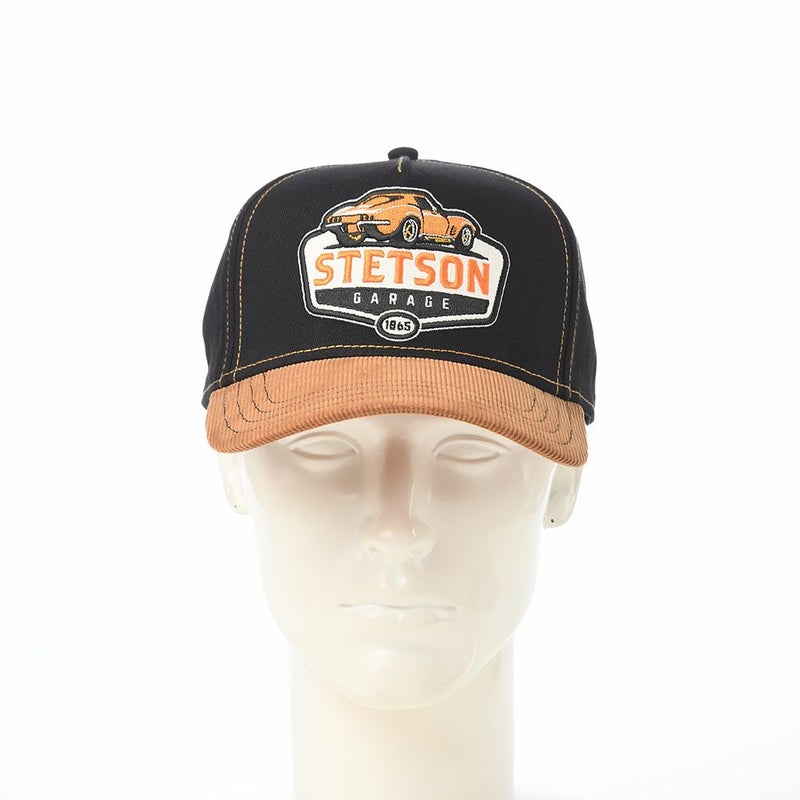 ステットソンのキャップ TRUCKER CAP STETSON GARAGE2（トラッカーキャップ ステットソンガレージ2） ST310EU ブラック