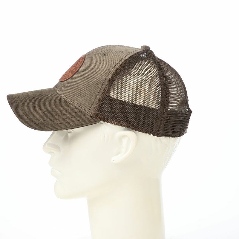 ステットソンのキャップ BASEBALL CAP LEATHER PATCH（ベースボールキャップ レザーパッチ） ST312EU ライトグリーン