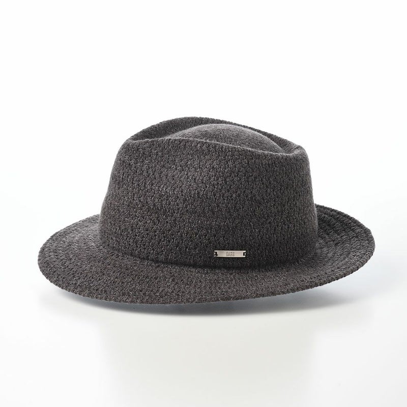 ダックスのソフトハット Manish Tweed Knit（マニッシュ ツイードニット） D2047 チャコール