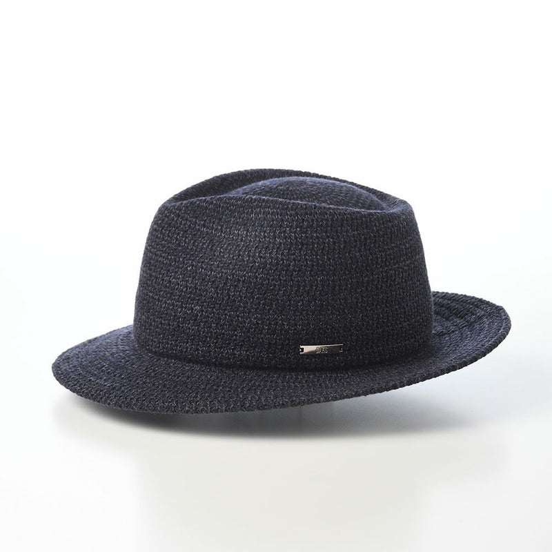 ダックスのソフトハット Manish Tweed Knit（マニッシュ ツイードニット） D2047 ネイビー