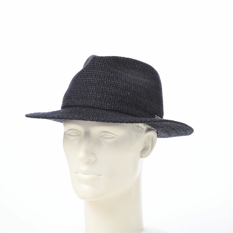 ダックスのソフトハット Manish Tweed Knit（マニッシュ ツイードニット） D2047 ネイビー