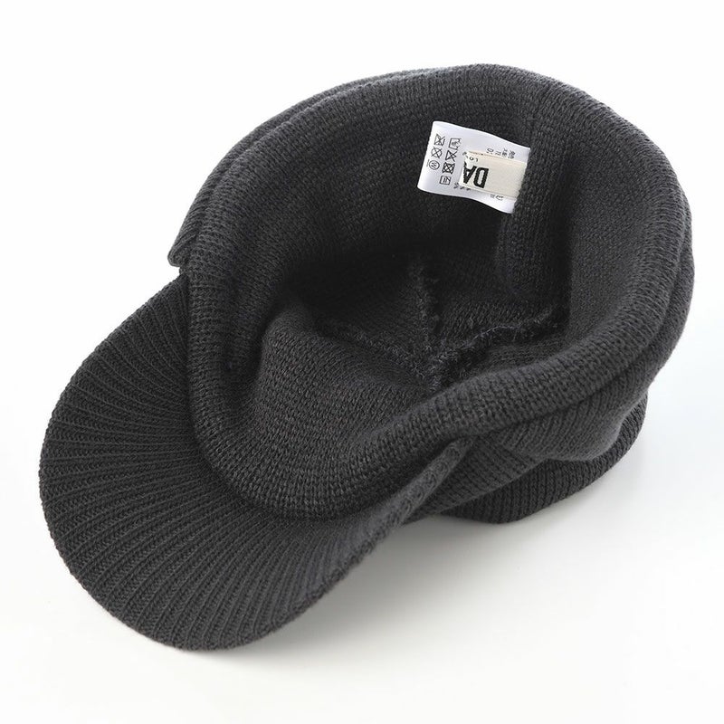 ダックスのニット帽 Knit Cap Argyle（ニットキャップ アーガイル） D2050 チャコール
