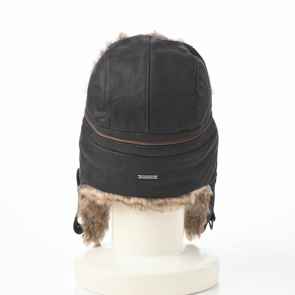 ステットソン 飛行帽 NUBACK LEATHRE BOMBER CAP（ヌバックレザー