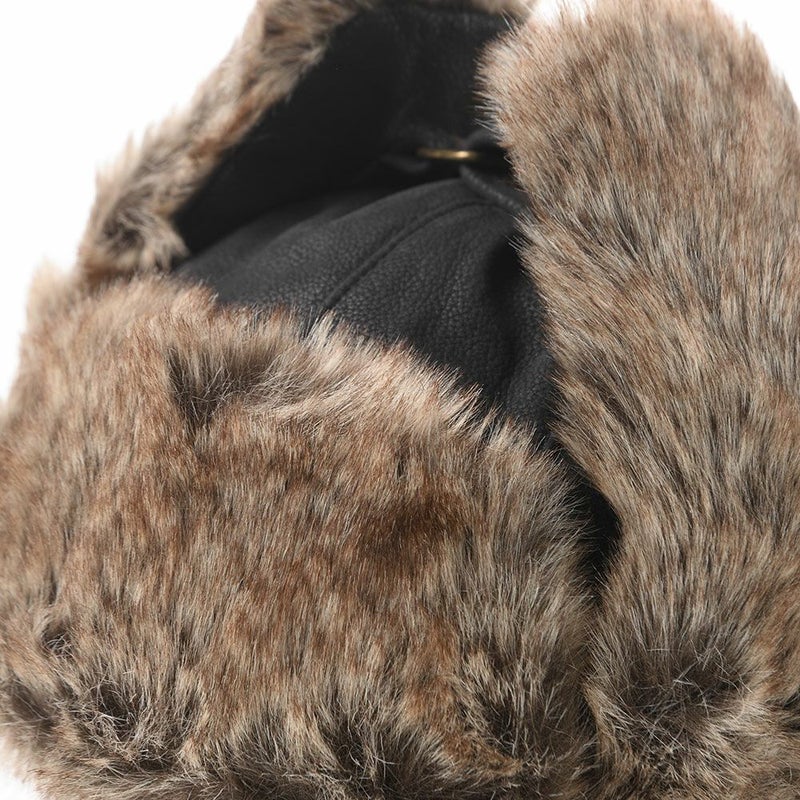 ステットソンの飛行帽 NUBACK LEATHRE BOMBER CAP（ヌバックレザー ボンバーキャップ） ST244 ブラック