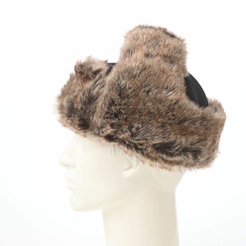 ステットソンの飛行帽 NUBACK LEATHRE BOMBER CAP（ヌバックレザー ボンバーキャップ） ST244 ブラック
