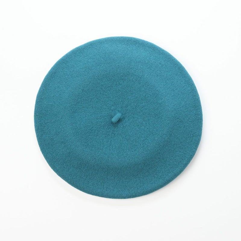 ボルサリーノのベレー帽 Basque Beret（バスク ベレー） B80002 ターコイズ