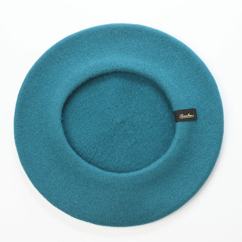 ボルサリーノのベレー帽 Basque Beret（バスク ベレー） B80002 ターコイズ
