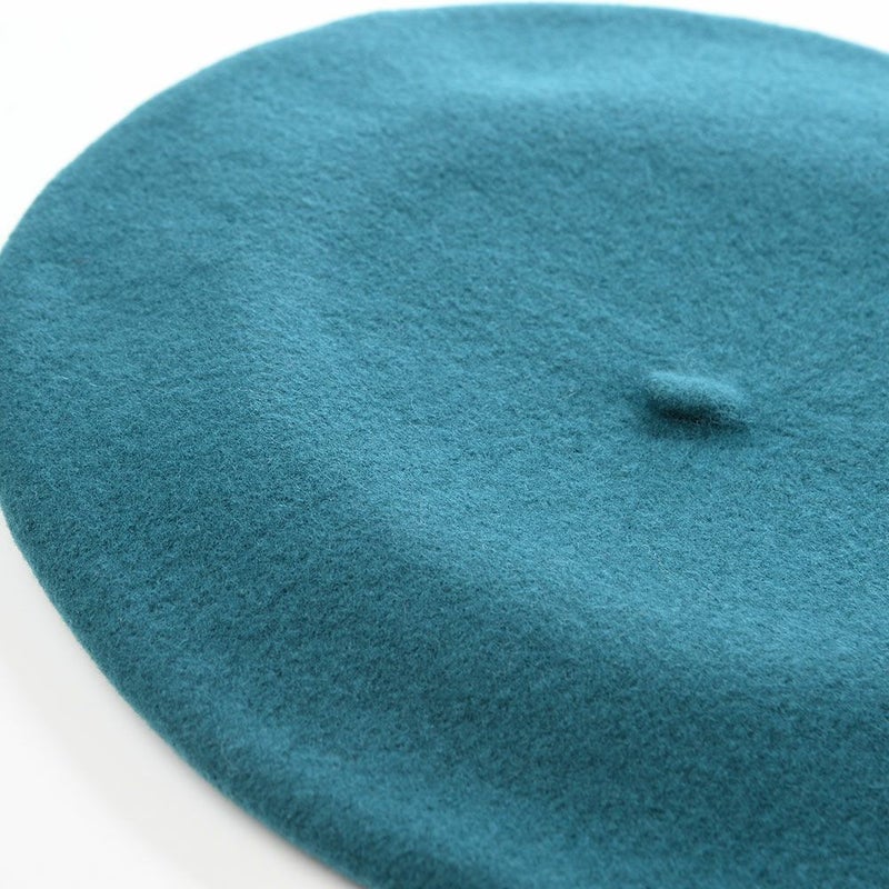 ボルサリーノのベレー帽 Basque Beret（バスク ベレー） B80002 ターコイズ