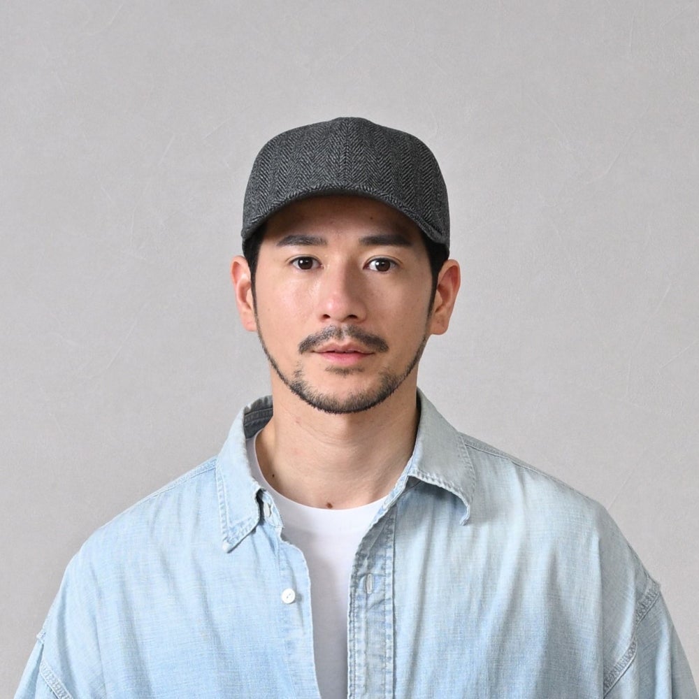 ボルサリーノ キャップ Baseball Cap Hiker RS Herringbone（ベース