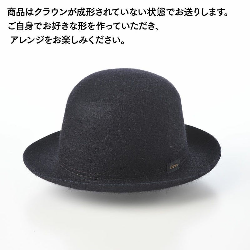 ボルサリーノのフェルトハット Traveller felt（トラベラー フェルト） 150228 ネイビー