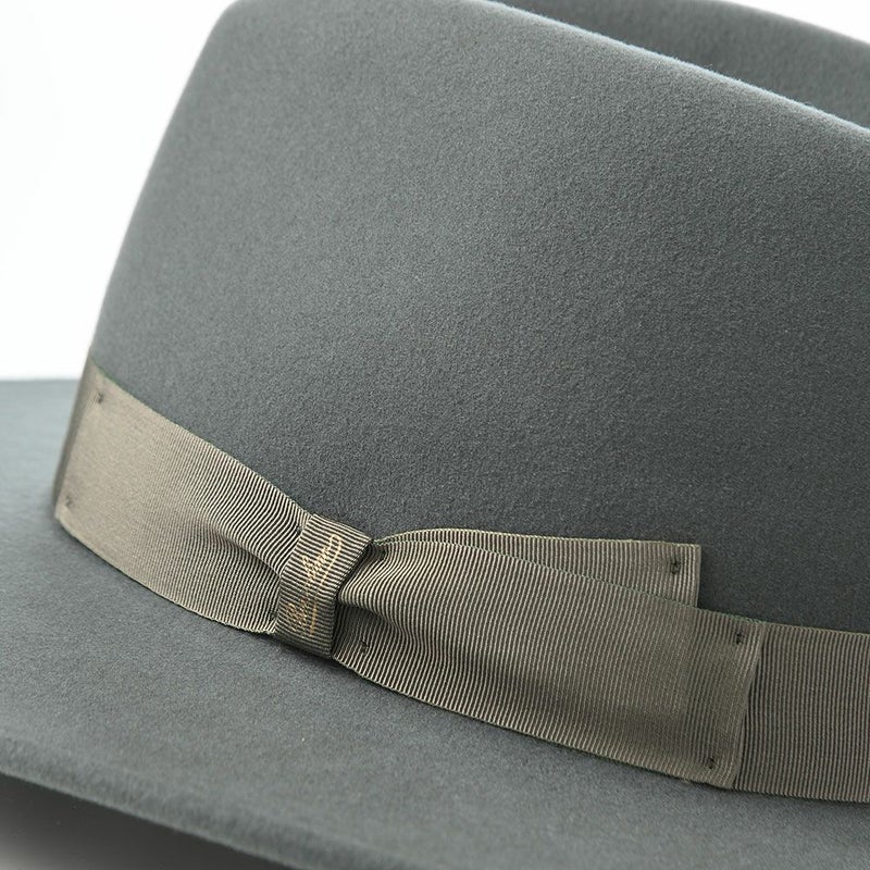 ボルサリーノのフェルトハット Jared Cashmere Mix Larga（ジャレド カシミヤミックス ラーガ） 540003 グレー