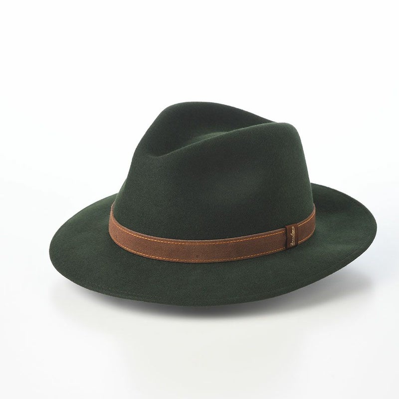 ボルサリーノのフェルトハット Country Leather Hatband（カントリー レザーハットバンド） 390060 パルーデ
