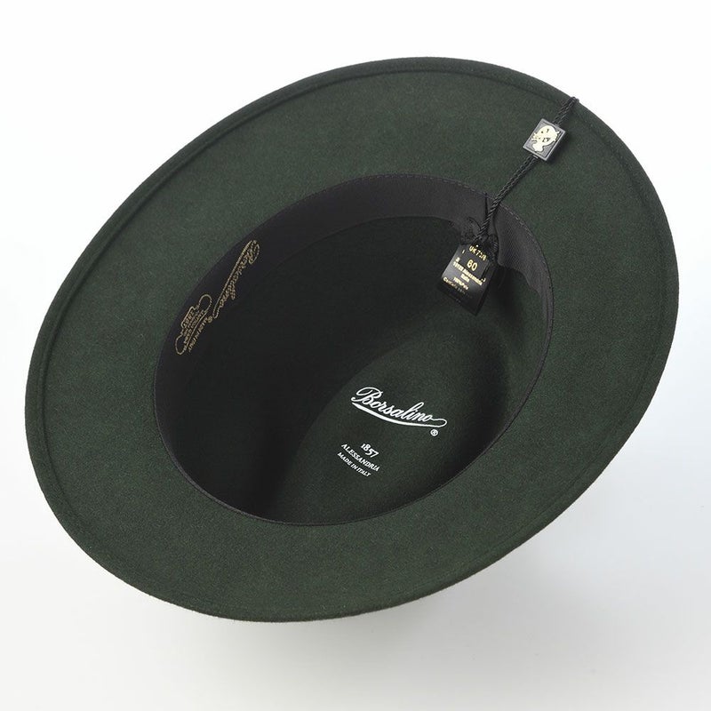 ボルサリーノのフェルトハット Country Leather Hatband（カントリー レザーハットバンド） 390060 パルーデ