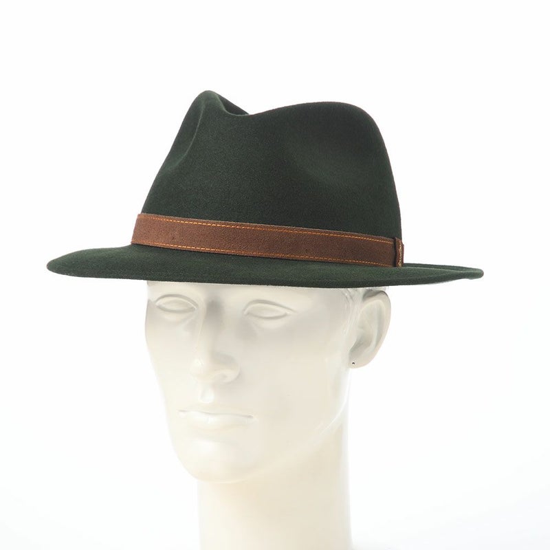 ボルサリーノのフェルトハット Country Leather Hatband（カントリー レザーハットバンド） 390060 パルーデ