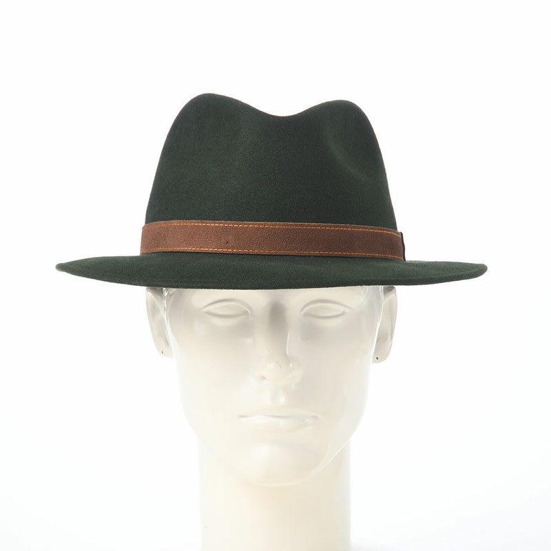ボルサリーノのフェルトハット Country Leather Hatband（カントリー レザーハットバンド） 390060 パルーデ