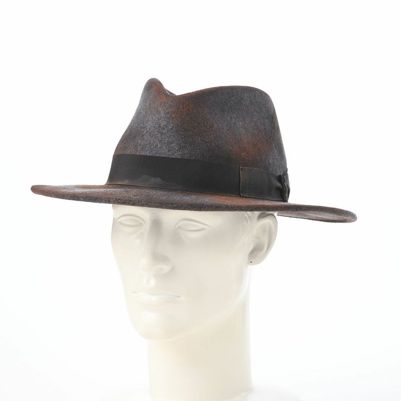 ボルサリーノのフェルトハット Harrison rusty wool（ハリソン ラスティ ウール） 170050 グレー