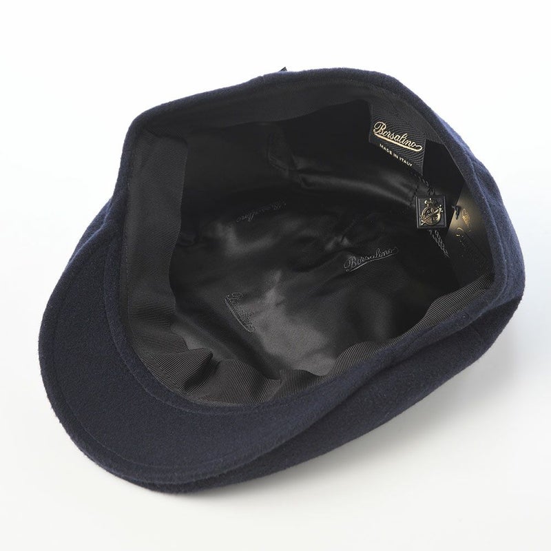 ボルサリーノのハンチング Hunting Parigi Solid Cashmere（ハンチング パリギ ソリッドカシミア） B12182 ブルーネイビー