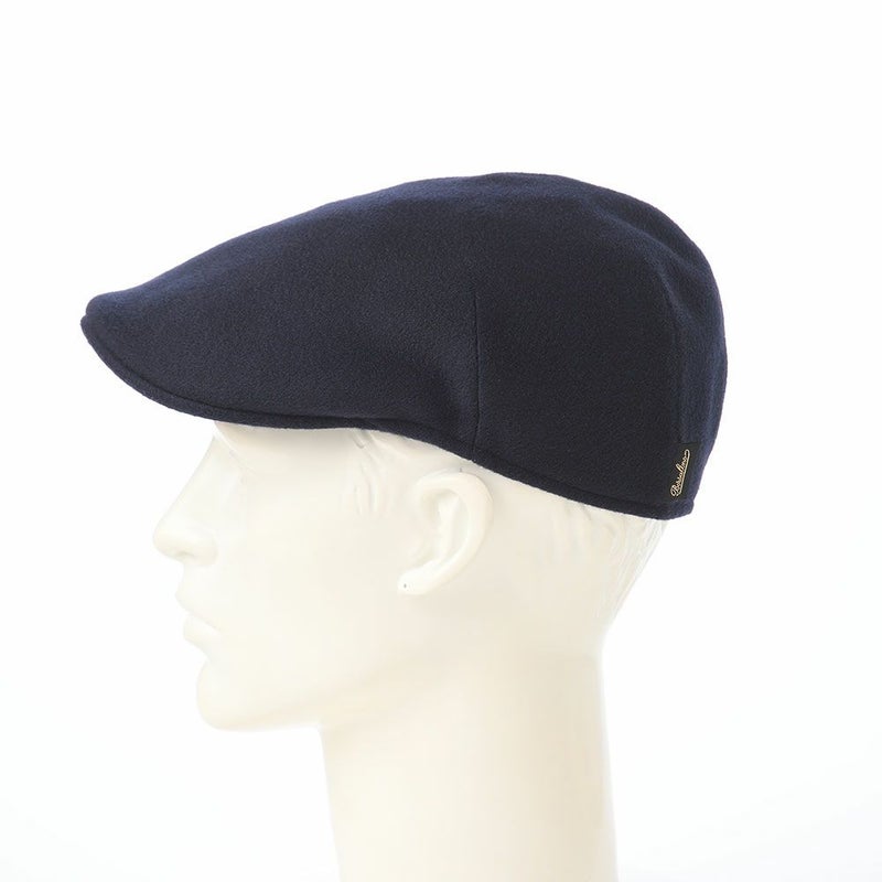 ボルサリーノのハンチング Hunting Parigi Solid Cashmere（ハンチング パリギ ソリッドカシミア） B12182 ブルーネイビー