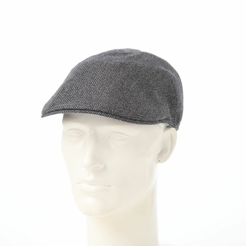 ボルサリーノのハンチング Hunting Parigi RS Herringbone（ハンチング パリギ RS ヘリンボーン） B12182 ブラック