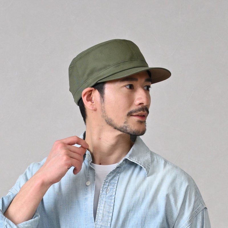レッターのワークキャップ French Worker Cap 1920（フレンチワーカー キャップ） オリーブ