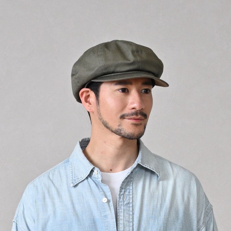 レッターのキャスケット Vintage Cas（ヴィンテージ キャス） オリーブ