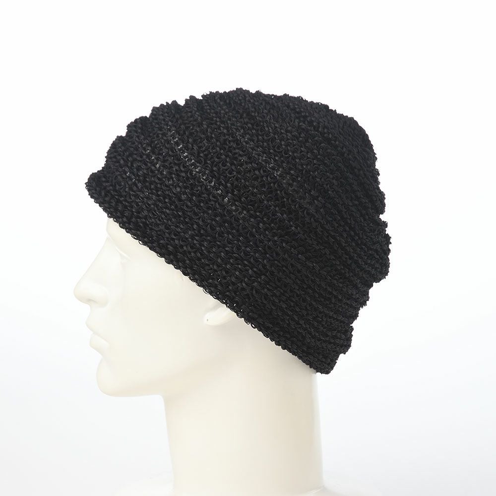レッター ニット帽 Straw Yarn Stepped（ストローヤーン ステップド