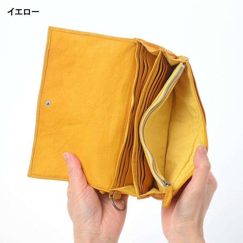 リアルマインドの長財布 FORO（フォロ） 馬革 製品染め 長財布 ブラック