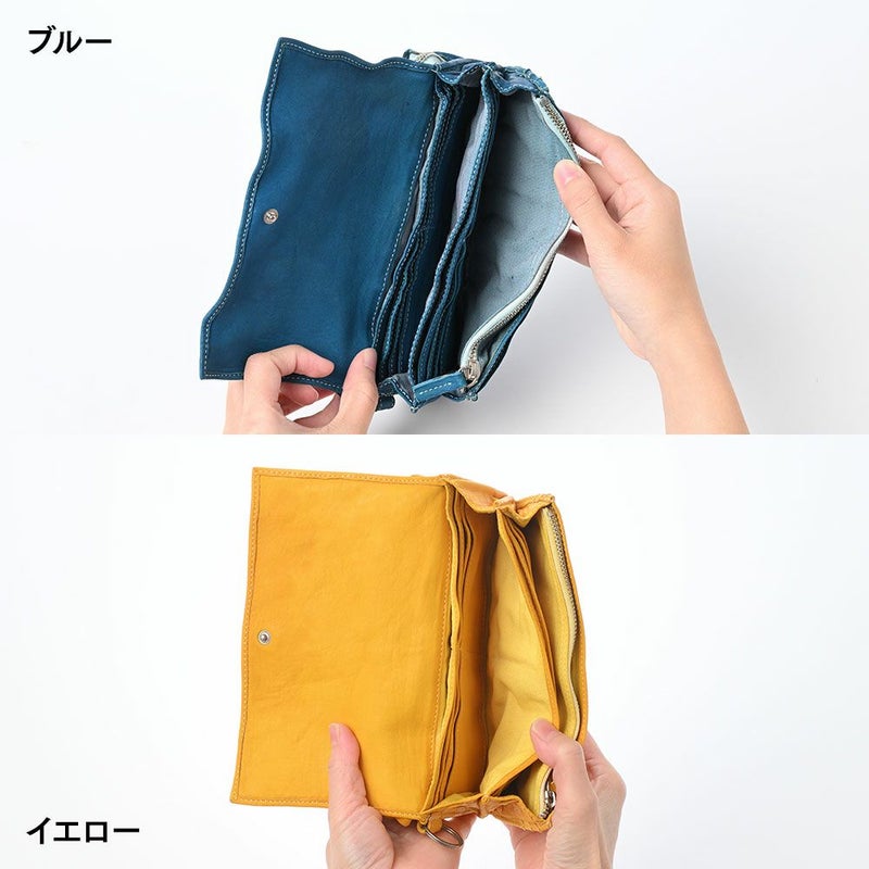 リアルマインドの長財布 FORO（フォロ） 馬革 製品染め 長財布 ブラック