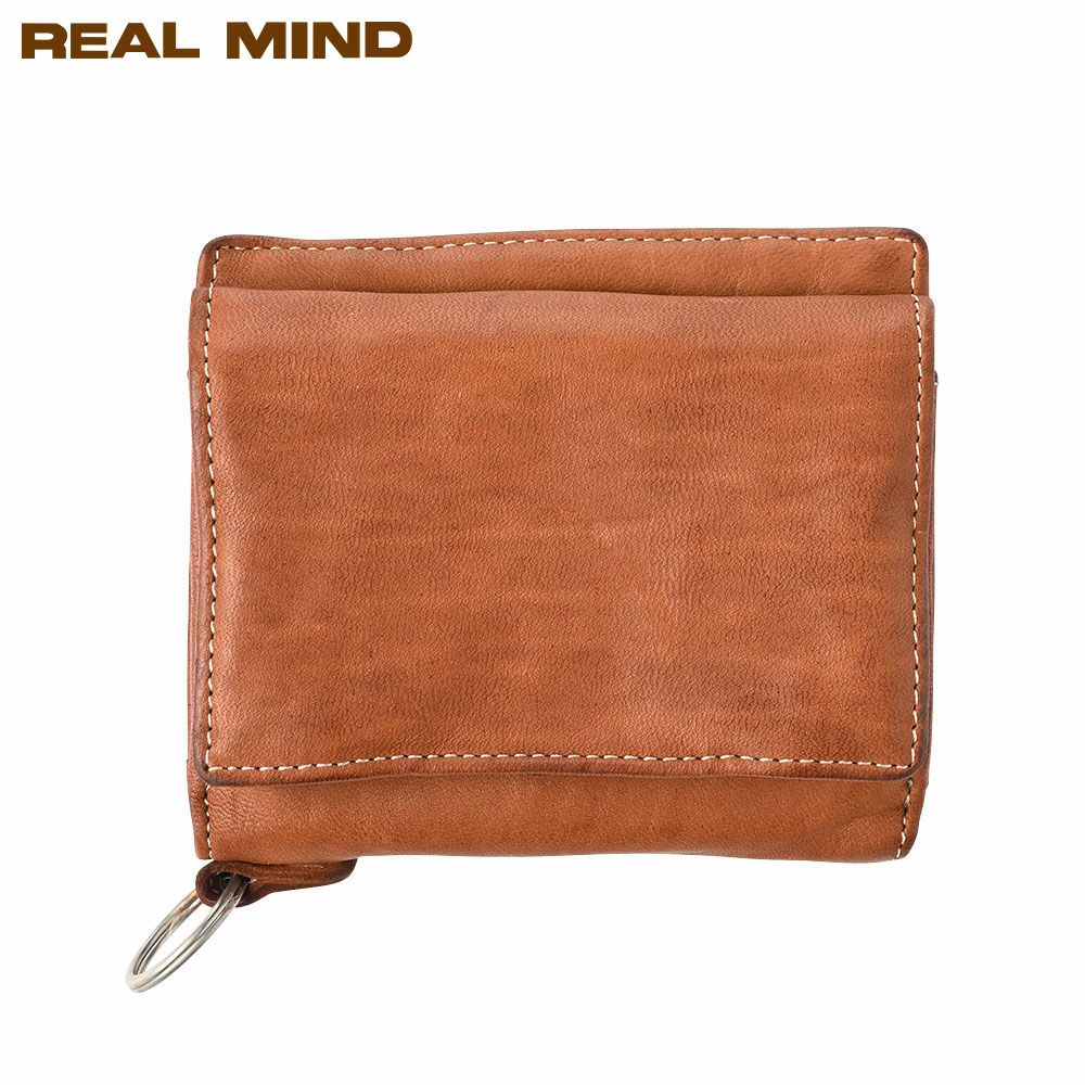 本日限定特価☆新品☆REALMIND フォロレザー財布 リアルマインド　本革 リアルマインド 二つ折り財布 FORO（フォロ） 馬革 製品染め ボックス