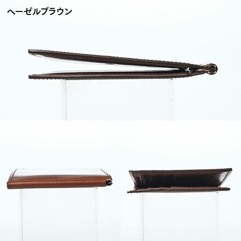 ルイキのマネークリップ ブライドルレザー マネークリップ ブラック