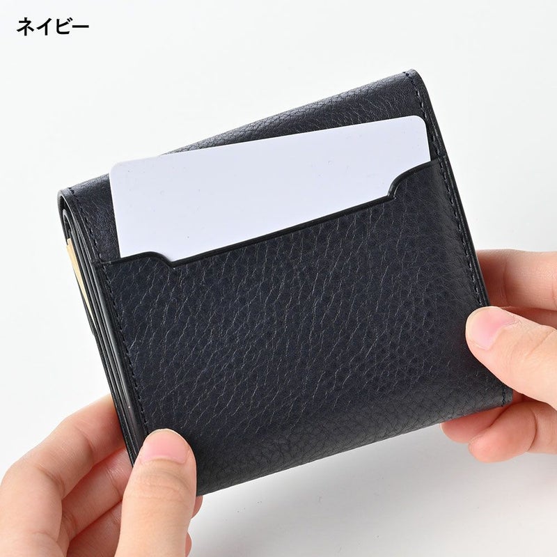ルイキの三つ折り財布 tanto 三つ折り財布 キャメル