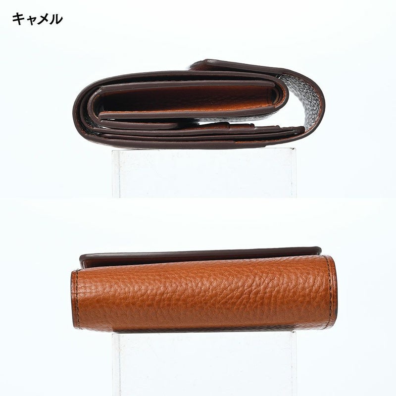 ルイキの三つ折り財布 tanto 三つ折り財布 キャメル