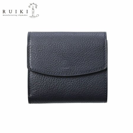 ルイキの三つ折り財布 tanto 三つ折り財布 ブルーネイビー