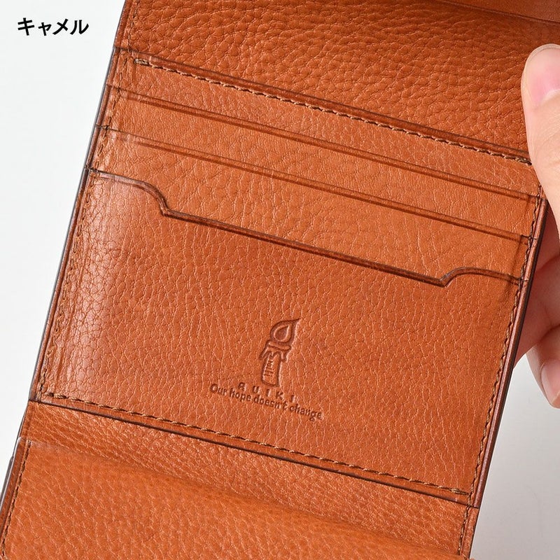 ルイキの三つ折り財布 tanto 三つ折り財布 ブルーネイビー