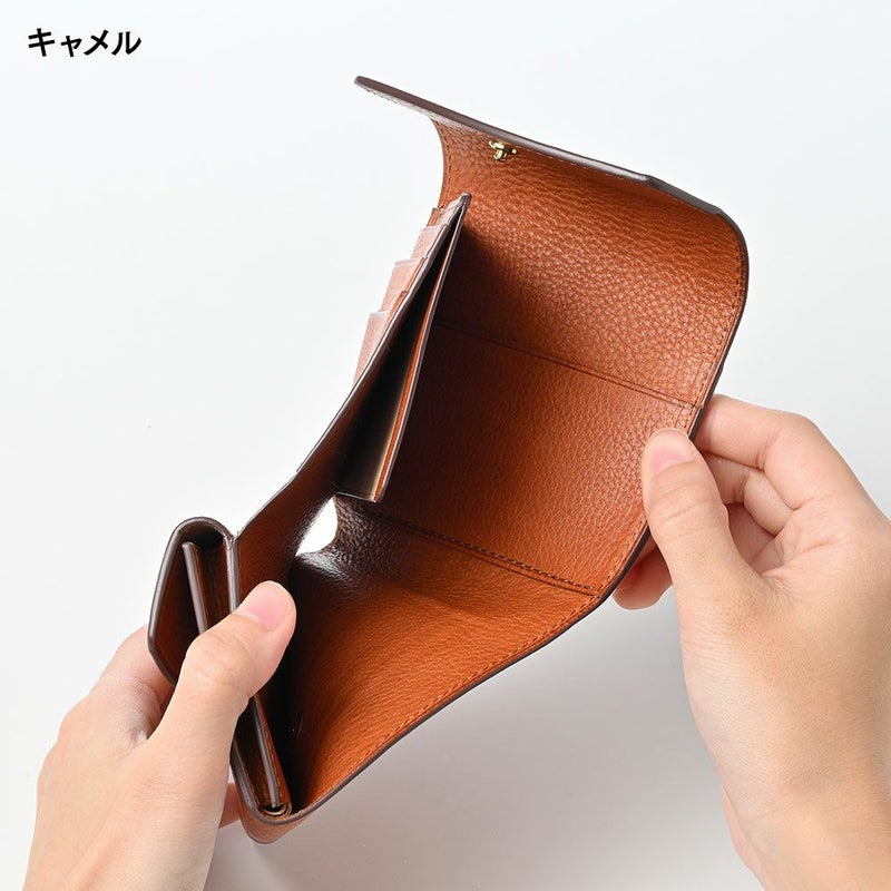 ルイキの三つ折り財布 tanto 三つ折り財布 ブルーネイビー