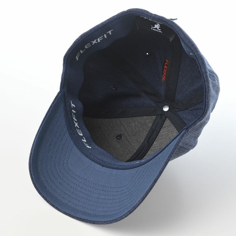 カンゴールのキャップ WOOL FLEXFIT BASEBALL（ウール フレックスフィット ベースボール） デニム