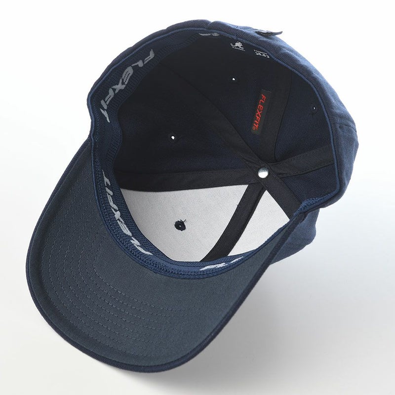 カンゴールのキャップ WOOL FLEXFIT BASEBALL（ウール フレックスフィット ベースボール） ダークブルー
