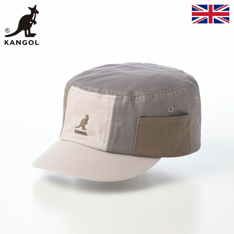 カンゴールのワークキャップ CARGO COLORS ARMY CAP（カーゴ カラーズ アーミーキャップ） ライトグレーマルチ