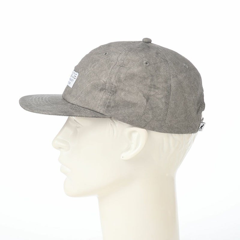 カンゴールのキャップ CARE LABEL BASEBALL CAP（ケアラベル ベースボールキャップ） グレー