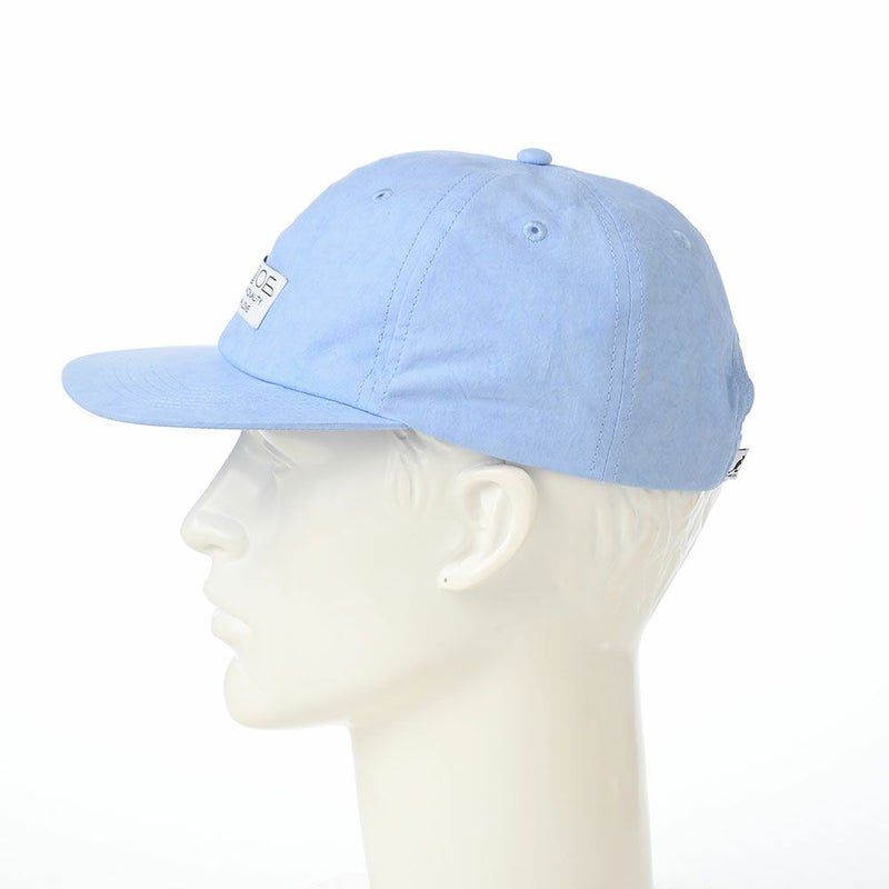 カンゴールのキャップ CARE LABEL BASEBALL CAP（ケアラベル ベースボールキャップ） ライトブルー