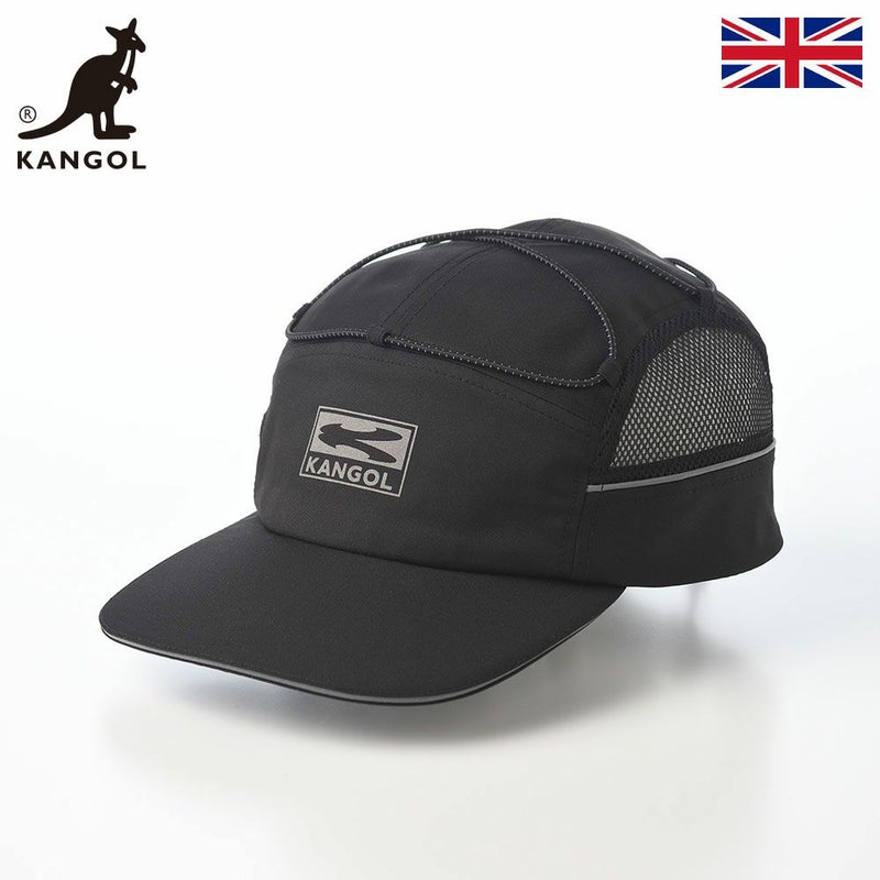 カンゴールのキャップ REFLECTIVE SPEED 5-PANEL（リフレクティブ スピード 5パネル） ブラック