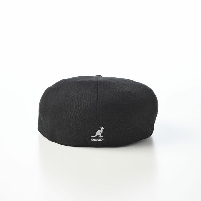 カンゴールのハンチング WOOL FLEXFIT 504（ウール フレックスフィット） ブラック